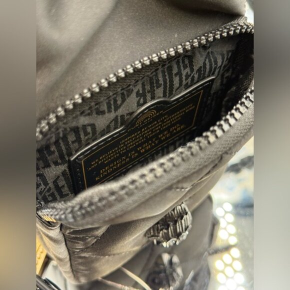 🆕 KURT GEIGER LONDON 🧿 NWOT Recycled Nylon XBody Bag Black Drench *NOCOINPURSE - Picture 13 of 15